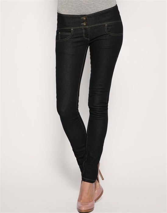Черные джинсы - фото 3243